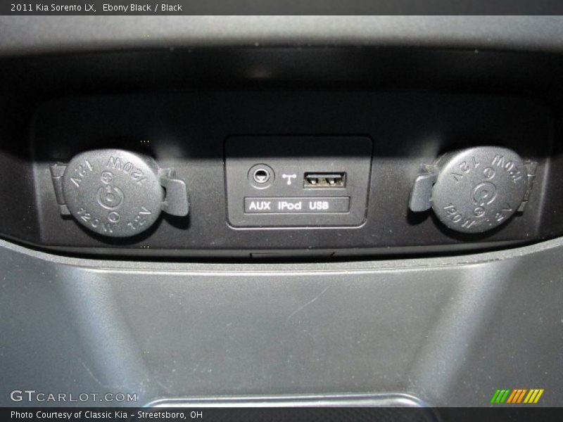 Ebony Black / Black 2011 Kia Sorento LX