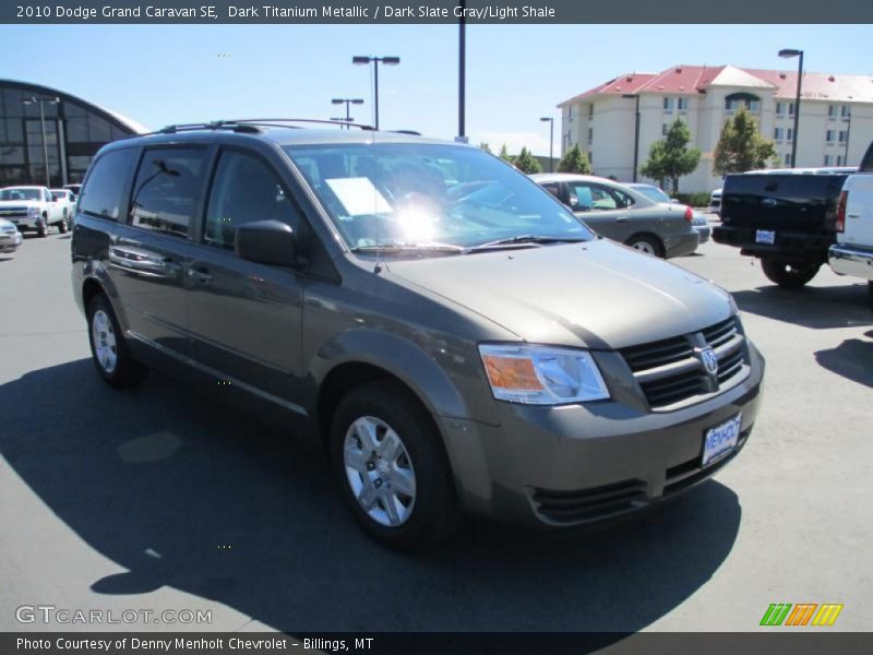 Dark Titanium Metallic / Dark Slate Gray/Light Shale 2010 Dodge Grand Caravan SE