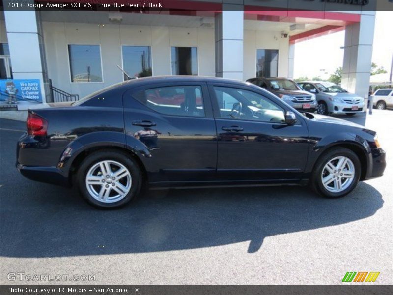 True Blue Pearl / Black 2013 Dodge Avenger SXT V6