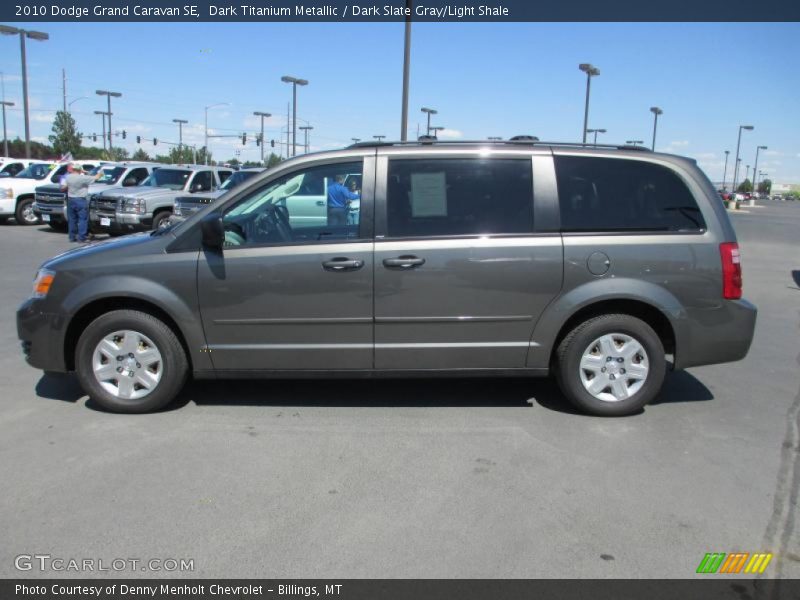Dark Titanium Metallic / Dark Slate Gray/Light Shale 2010 Dodge Grand Caravan SE