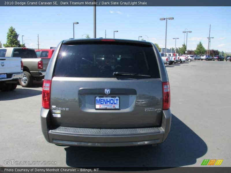 Dark Titanium Metallic / Dark Slate Gray/Light Shale 2010 Dodge Grand Caravan SE