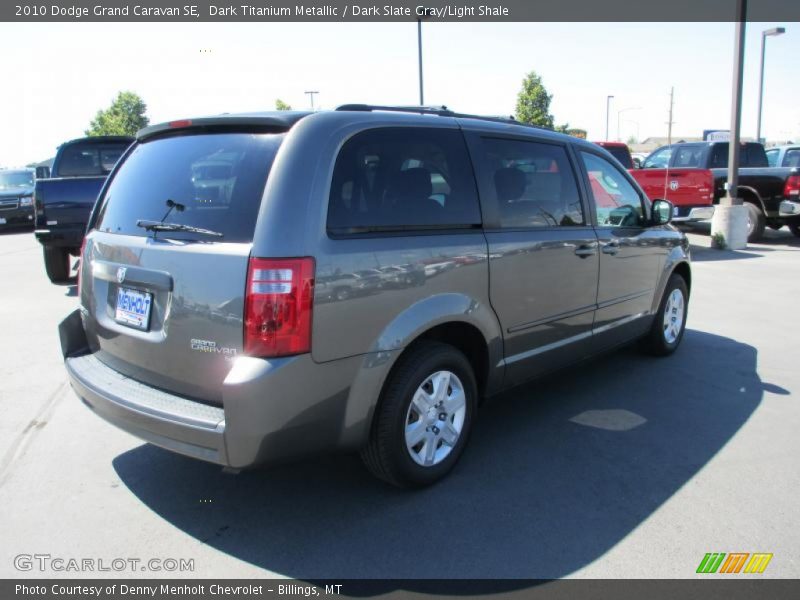 Dark Titanium Metallic / Dark Slate Gray/Light Shale 2010 Dodge Grand Caravan SE