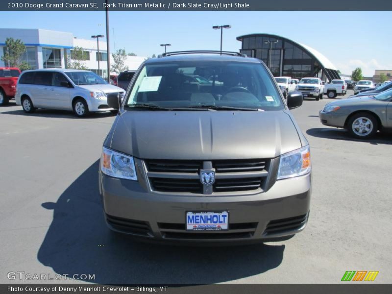 Dark Titanium Metallic / Dark Slate Gray/Light Shale 2010 Dodge Grand Caravan SE