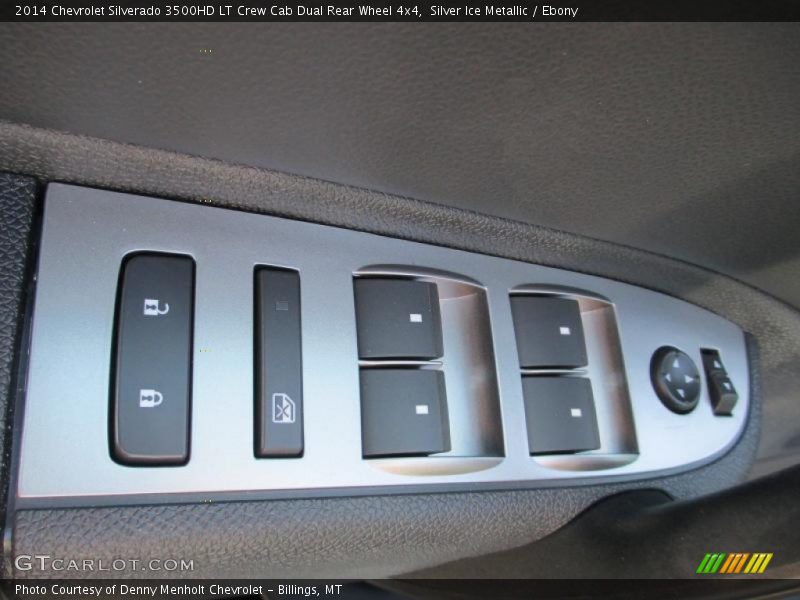 Silver Ice Metallic / Ebony 2014 Chevrolet Silverado 3500HD LT Crew Cab Dual Rear Wheel 4x4