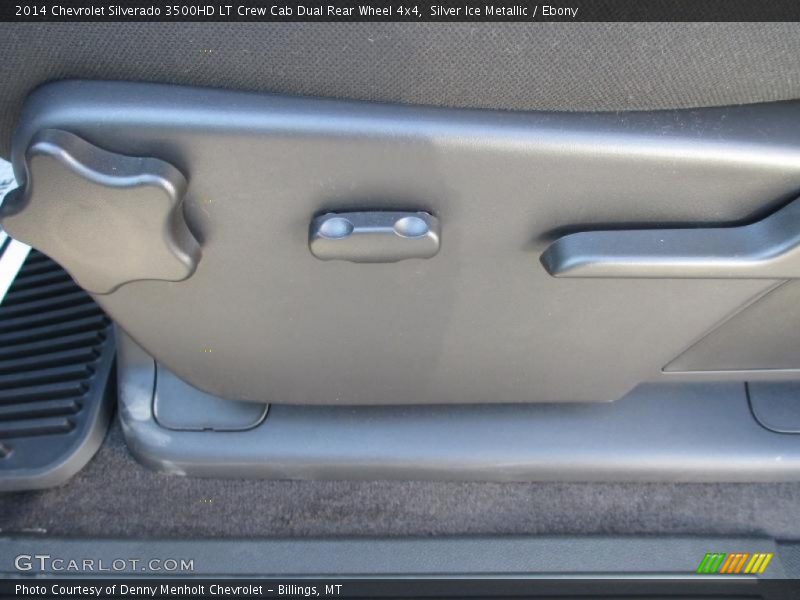 Silver Ice Metallic / Ebony 2014 Chevrolet Silverado 3500HD LT Crew Cab Dual Rear Wheel 4x4