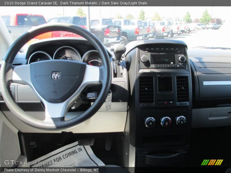 Dark Titanium Metallic / Dark Slate Gray/Light Shale 2010 Dodge Grand Caravan SE