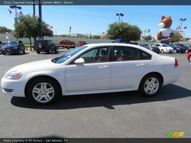 Summit White / Ebony 2012 Chevrolet Impala LT