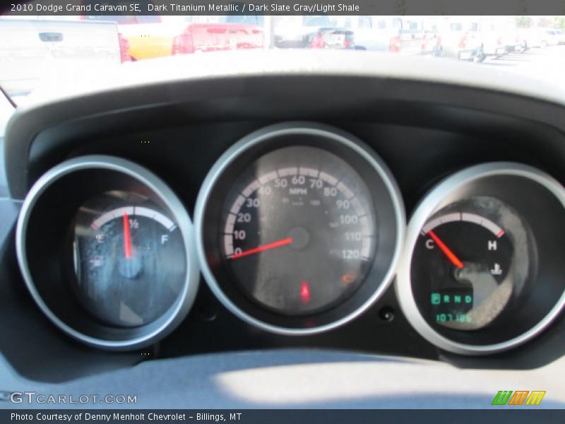Dark Titanium Metallic / Dark Slate Gray/Light Shale 2010 Dodge Grand Caravan SE