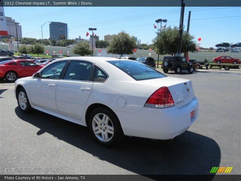 Summit White / Ebony 2012 Chevrolet Impala LT