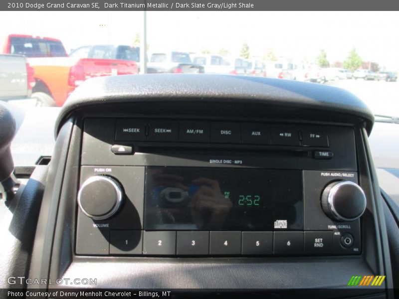 Dark Titanium Metallic / Dark Slate Gray/Light Shale 2010 Dodge Grand Caravan SE