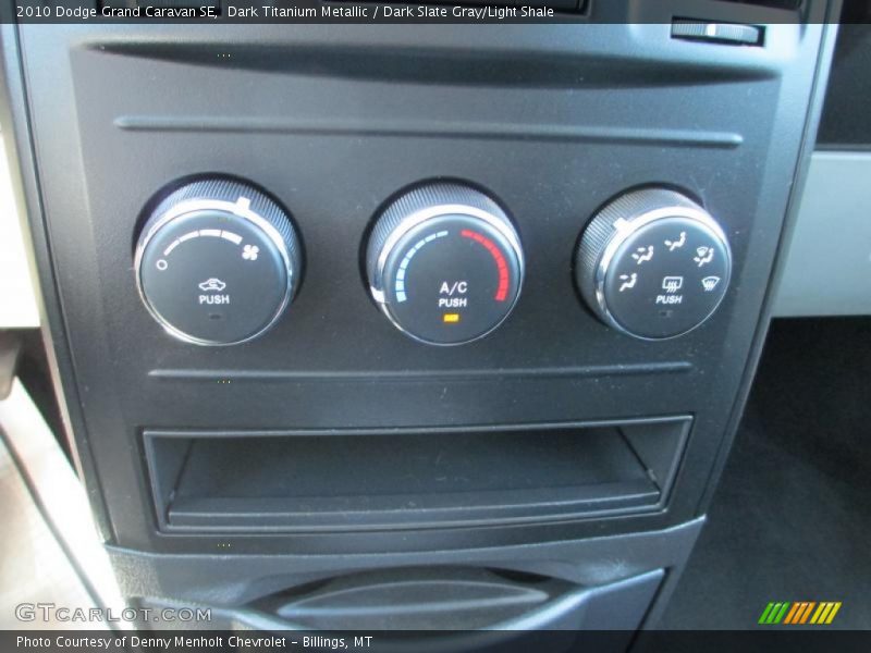 Dark Titanium Metallic / Dark Slate Gray/Light Shale 2010 Dodge Grand Caravan SE