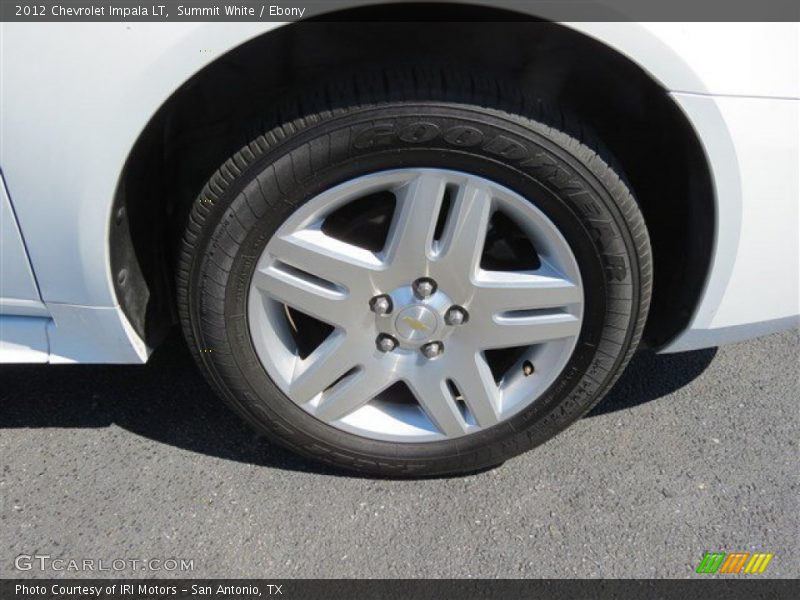 Summit White / Ebony 2012 Chevrolet Impala LT