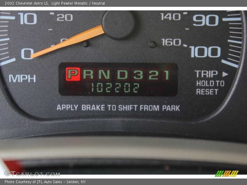 Light Pewter Metallic / Neutral 2002 Chevrolet Astro LS