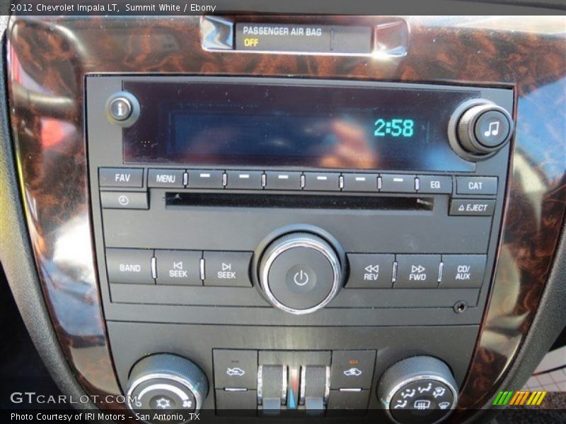 Summit White / Ebony 2012 Chevrolet Impala LT