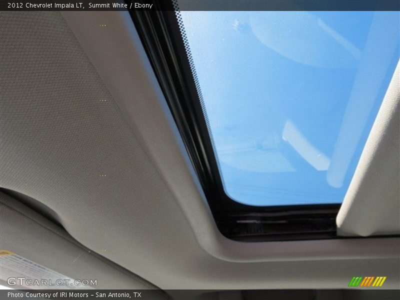 Summit White / Ebony 2012 Chevrolet Impala LT