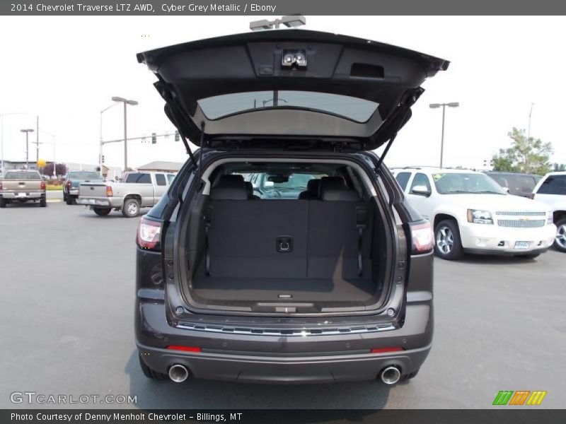 Cyber Grey Metallic / Ebony 2014 Chevrolet Traverse LTZ AWD