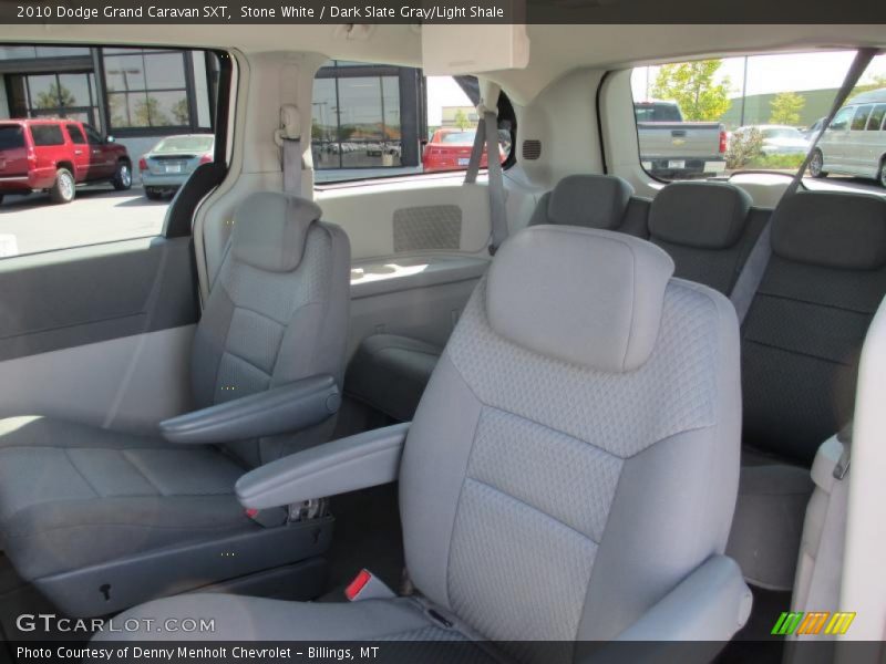 Stone White / Dark Slate Gray/Light Shale 2010 Dodge Grand Caravan SXT