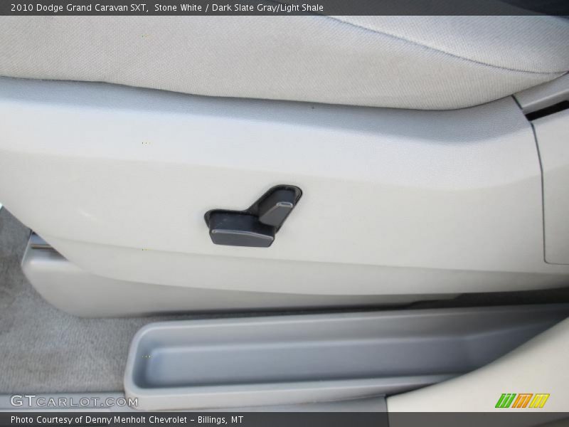 Stone White / Dark Slate Gray/Light Shale 2010 Dodge Grand Caravan SXT