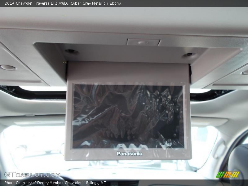 Cyber Grey Metallic / Ebony 2014 Chevrolet Traverse LTZ AWD