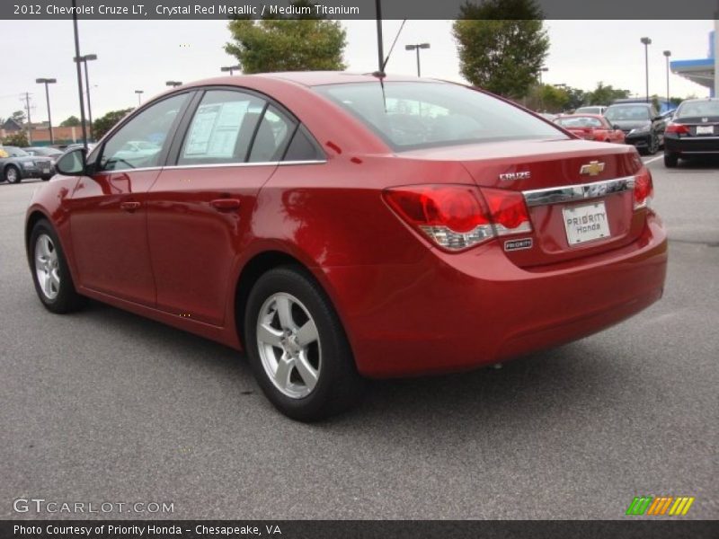 Crystal Red Metallic / Medium Titanium 2012 Chevrolet Cruze LT
