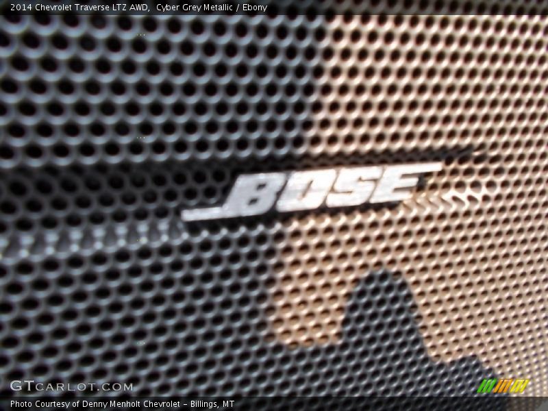 Cyber Grey Metallic / Ebony 2014 Chevrolet Traverse LTZ AWD