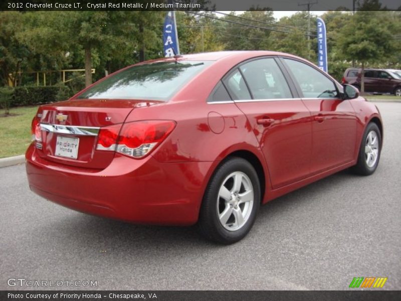 Crystal Red Metallic / Medium Titanium 2012 Chevrolet Cruze LT