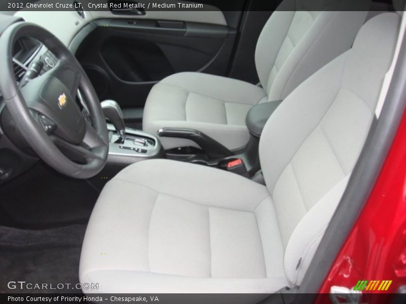 Crystal Red Metallic / Medium Titanium 2012 Chevrolet Cruze LT