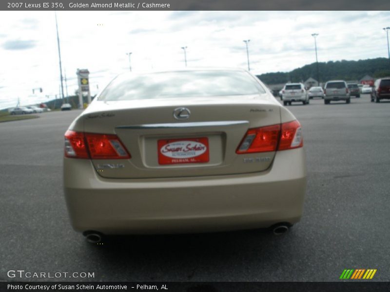 Golden Almond Metallic / Cashmere 2007 Lexus ES 350