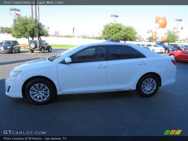Super White / Ivory 2013 Toyota Camry LE
