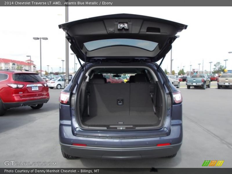 Atlantis Blue Metallic / Ebony 2014 Chevrolet Traverse LT AWD