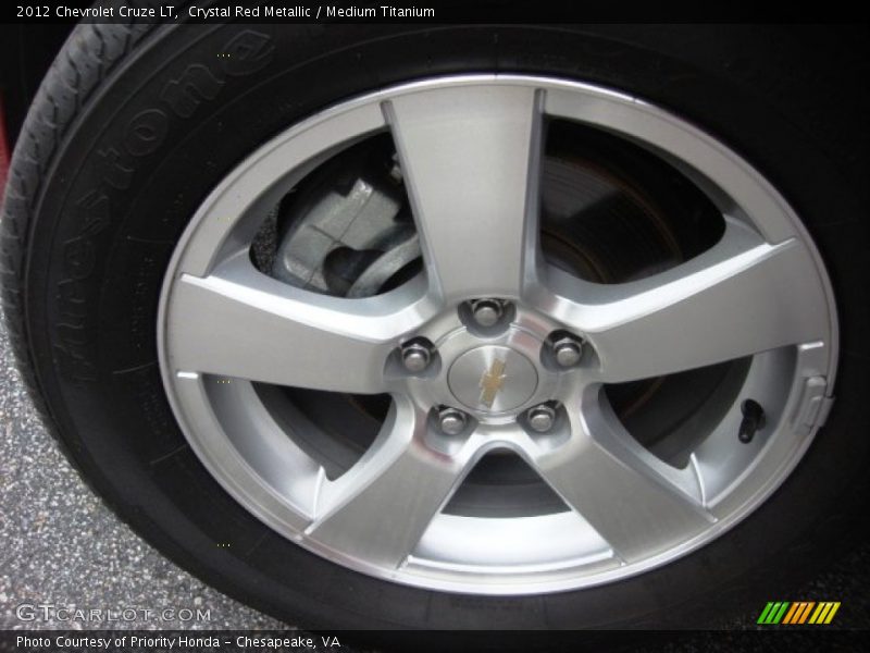 Crystal Red Metallic / Medium Titanium 2012 Chevrolet Cruze LT