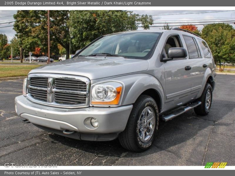 Bright Silver Metallic / Dark Khaki/Light Graystone 2005 Dodge Durango Limited 4x4