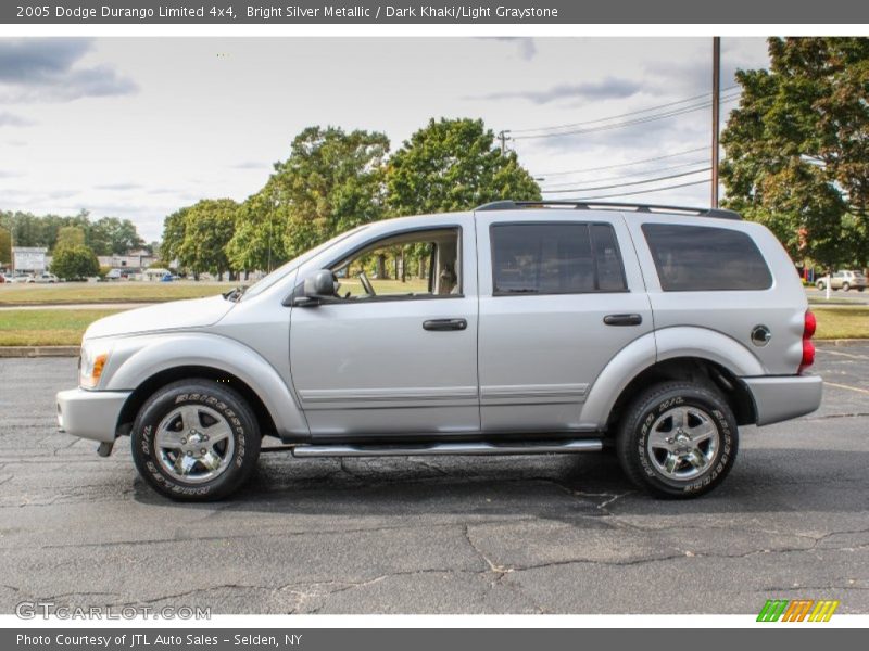 Bright Silver Metallic / Dark Khaki/Light Graystone 2005 Dodge Durango Limited 4x4