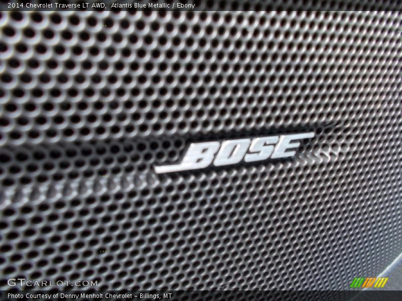 Atlantis Blue Metallic / Ebony 2014 Chevrolet Traverse LT AWD