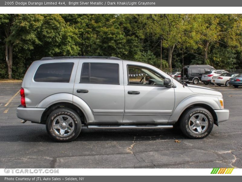 Bright Silver Metallic / Dark Khaki/Light Graystone 2005 Dodge Durango Limited 4x4