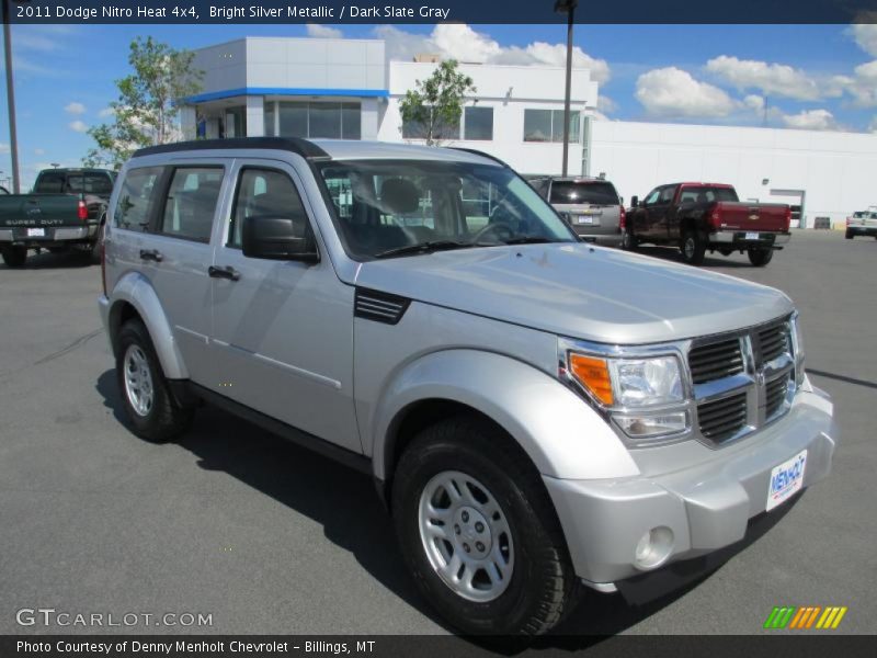 Bright Silver Metallic / Dark Slate Gray 2011 Dodge Nitro Heat 4x4