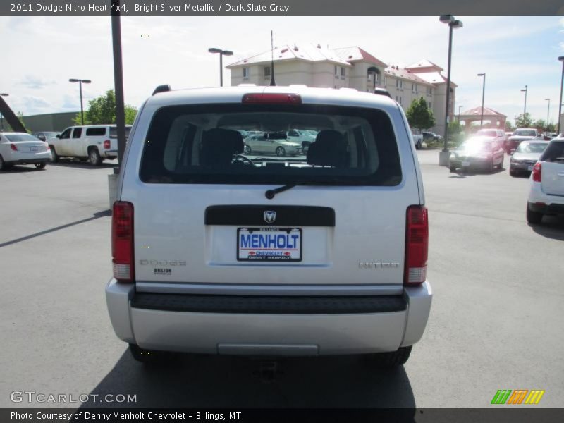 Bright Silver Metallic / Dark Slate Gray 2011 Dodge Nitro Heat 4x4