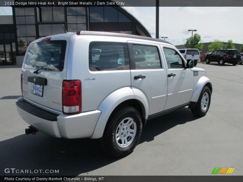 Bright Silver Metallic / Dark Slate Gray 2011 Dodge Nitro Heat 4x4