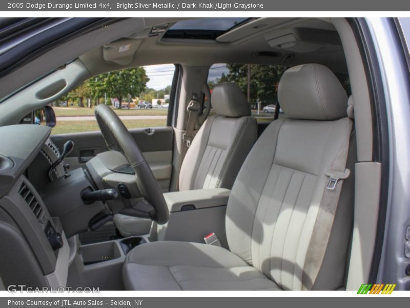 Bright Silver Metallic / Dark Khaki/Light Graystone 2005 Dodge Durango Limited 4x4