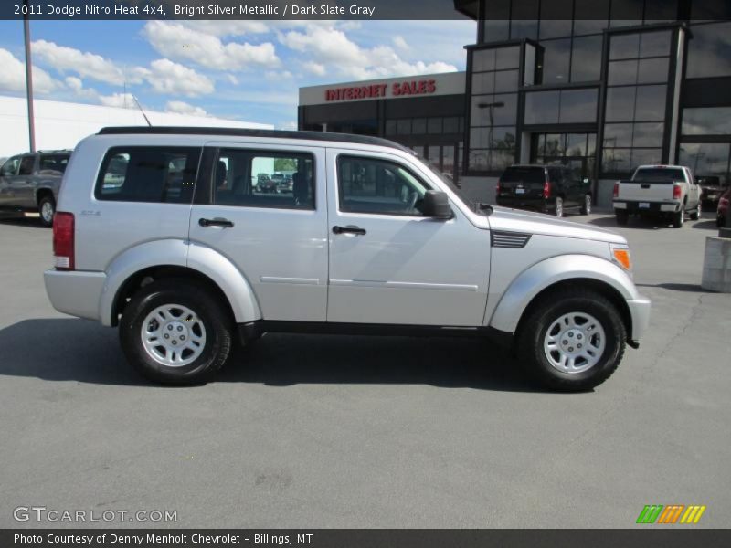 Bright Silver Metallic / Dark Slate Gray 2011 Dodge Nitro Heat 4x4