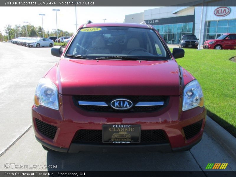 Volcanic Red / Beige 2010 Kia Sportage LX V6 4x4