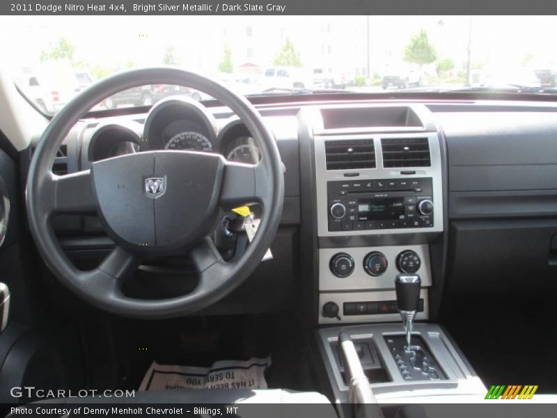 Bright Silver Metallic / Dark Slate Gray 2011 Dodge Nitro Heat 4x4