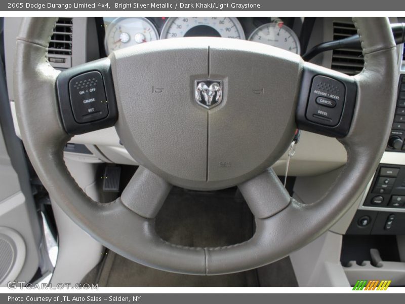 Bright Silver Metallic / Dark Khaki/Light Graystone 2005 Dodge Durango Limited 4x4
