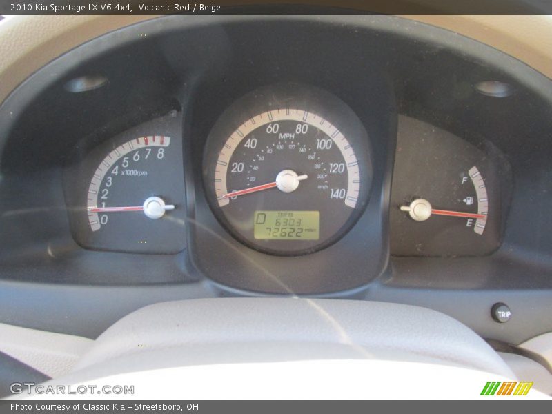 Volcanic Red / Beige 2010 Kia Sportage LX V6 4x4