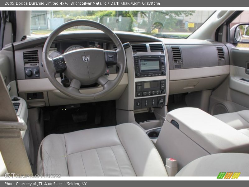 Bright Silver Metallic / Dark Khaki/Light Graystone 2005 Dodge Durango Limited 4x4