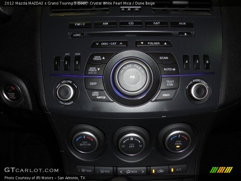 Crystal White Pearl Mica / Dune Beige 2012 Mazda MAZDA3 s Grand Touring 5 Door