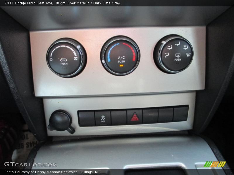 Bright Silver Metallic / Dark Slate Gray 2011 Dodge Nitro Heat 4x4