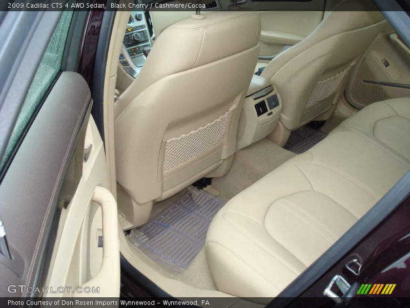 Black Cherry / Cashmere/Cocoa 2009 Cadillac CTS 4 AWD Sedan