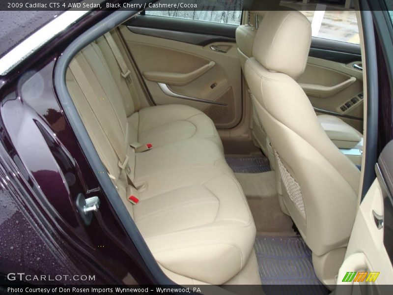 Black Cherry / Cashmere/Cocoa 2009 Cadillac CTS 4 AWD Sedan