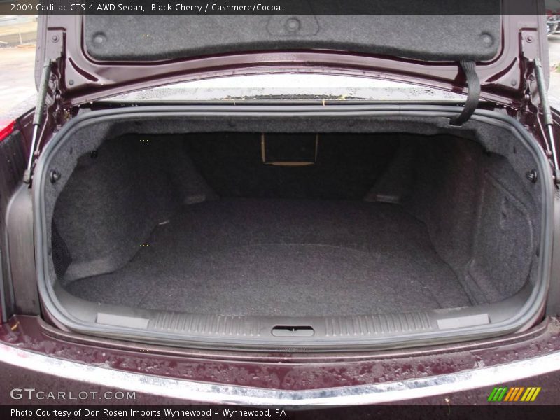 Black Cherry / Cashmere/Cocoa 2009 Cadillac CTS 4 AWD Sedan
